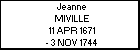 Jeanne MIVILLE