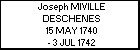 Joseph MIVILLE DESCHENES