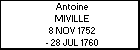 Antoine MIVILLE
