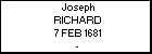 Joseph RICHARD