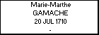 Marie-Marthe GAMACHE