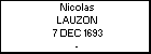 Nicolas LAUZON