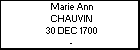 Marie Ann CHAUVIN