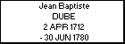 Jean Baptiste DUBE
