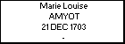 Marie Louise AMYOT