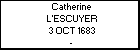 Catherine L'ESCUYER