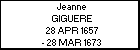 Jeanne GIGUERE