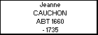 Jeanne CAUCHON