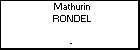 Mathurin RONDEL