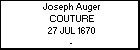 Joseph Auger COUTURE