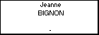 Jeanne BIGNON