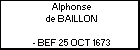 Alphonse de BAILLON
