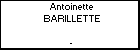 Antoinette BARILLETTE