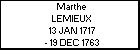 Marthe LEMIEUX