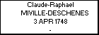 Claude-Raphael MIVILLE-DESCHENES