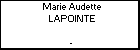Marie Audette LAPOINTE