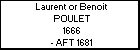 Laurent or Benoit POULET