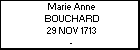 Marie Anne BOUCHARD