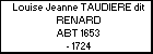 Louise Jeanne TAUDIERE dit RENARD